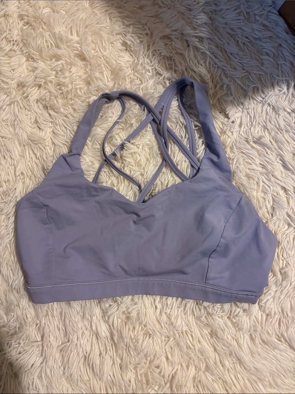 Lulu lemon lilac sports bra